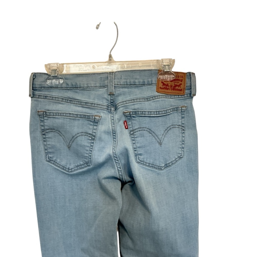 Levi’s Womens Size 27 Boyfriend Mid Rise Denim Jeans Actual Waist Size 29” - Picture 5 of 11